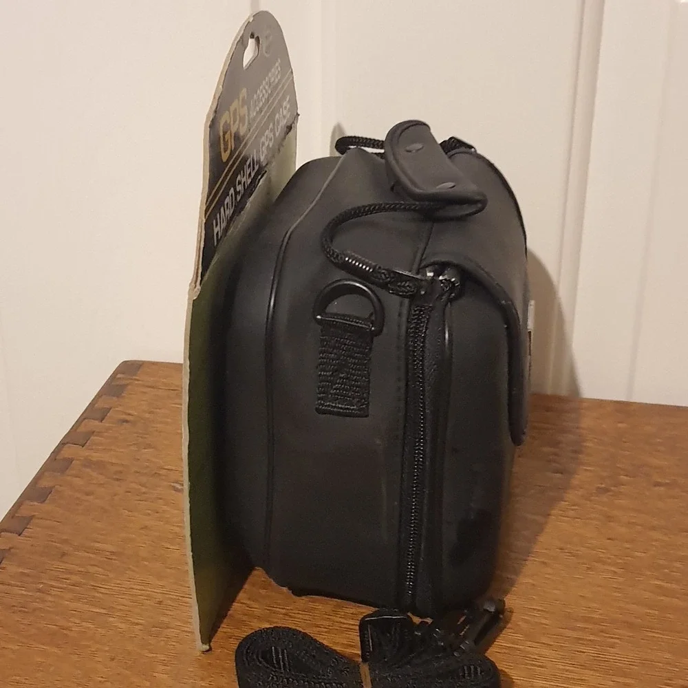 Vintage HANDHELD COMPASS GPS Camera Phone Belt Accessories Hard Case Bag